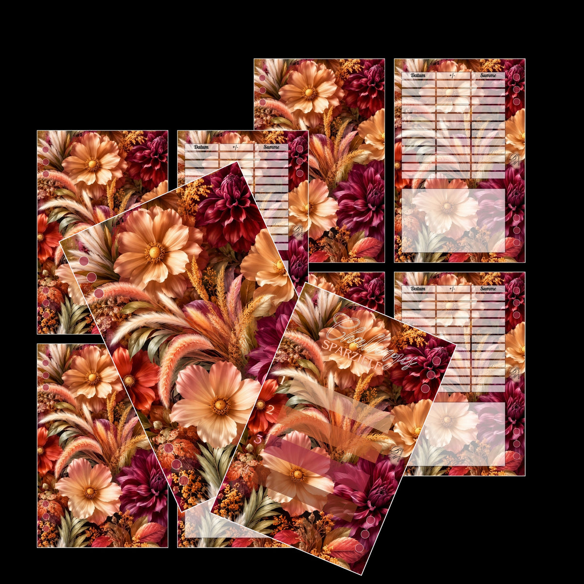 Trennblatt Set Herbst (4er oder 6er Set)