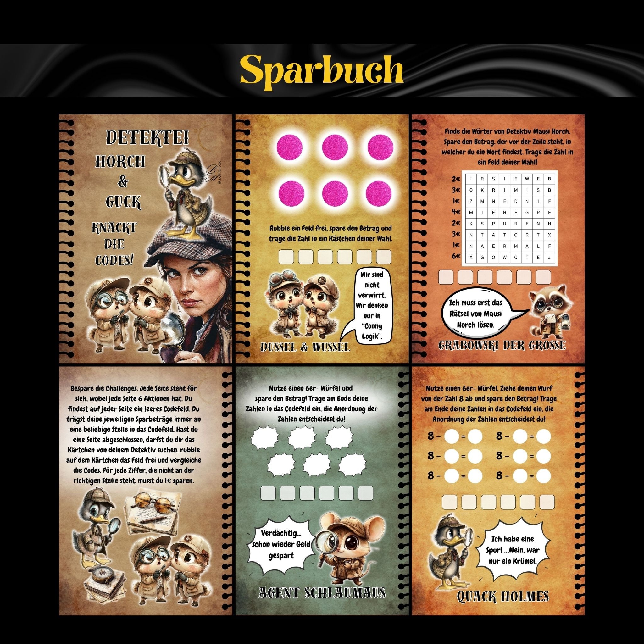 Sparbuch Detekei Horch & Guck A6