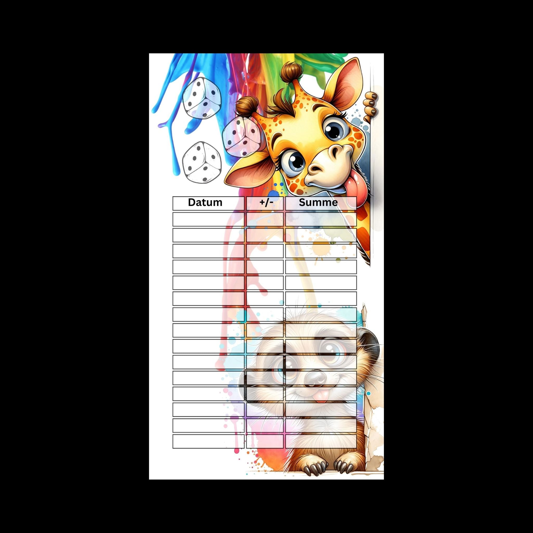 Würfelspaß (matt foliert)