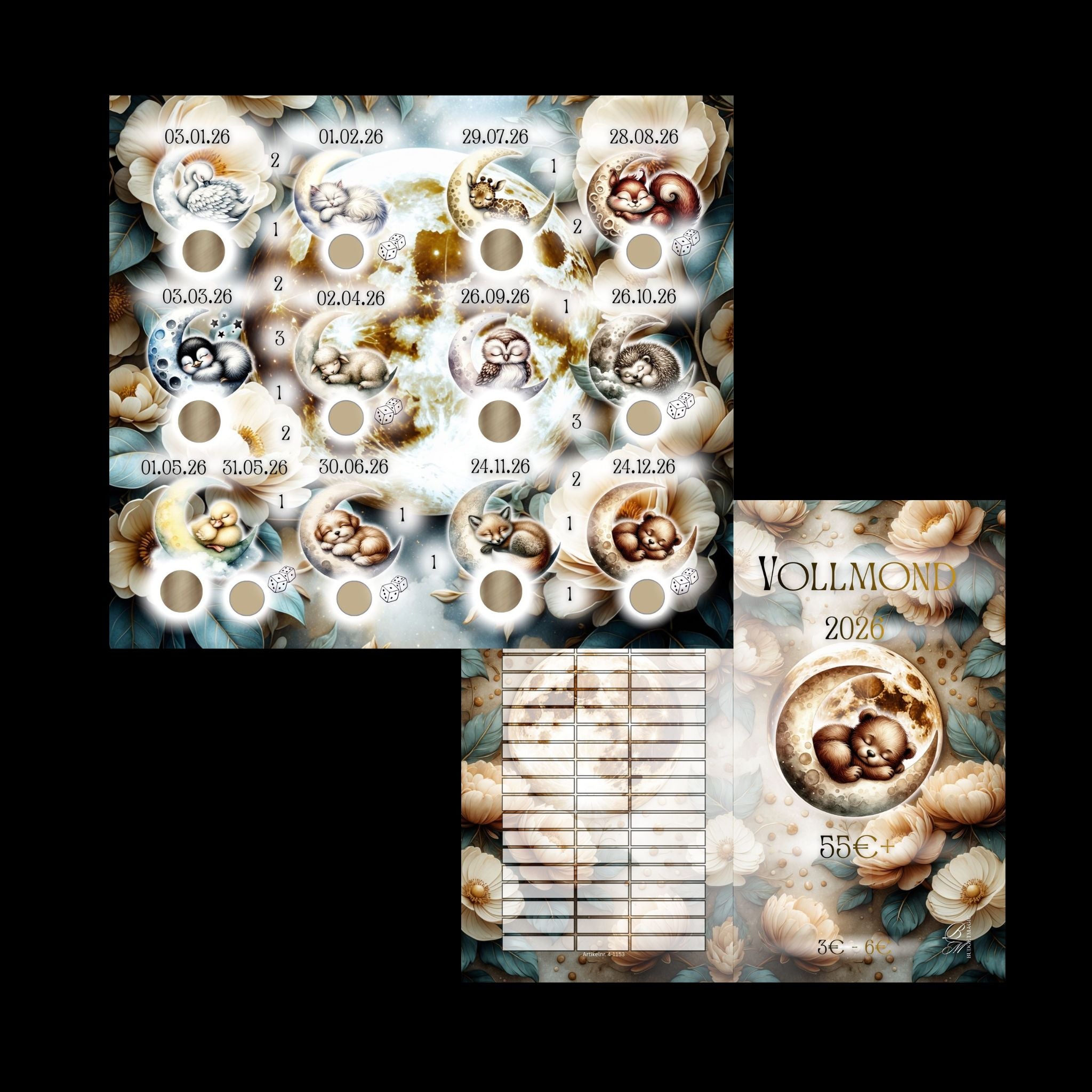 Tischkalender 2026 mit Challenge