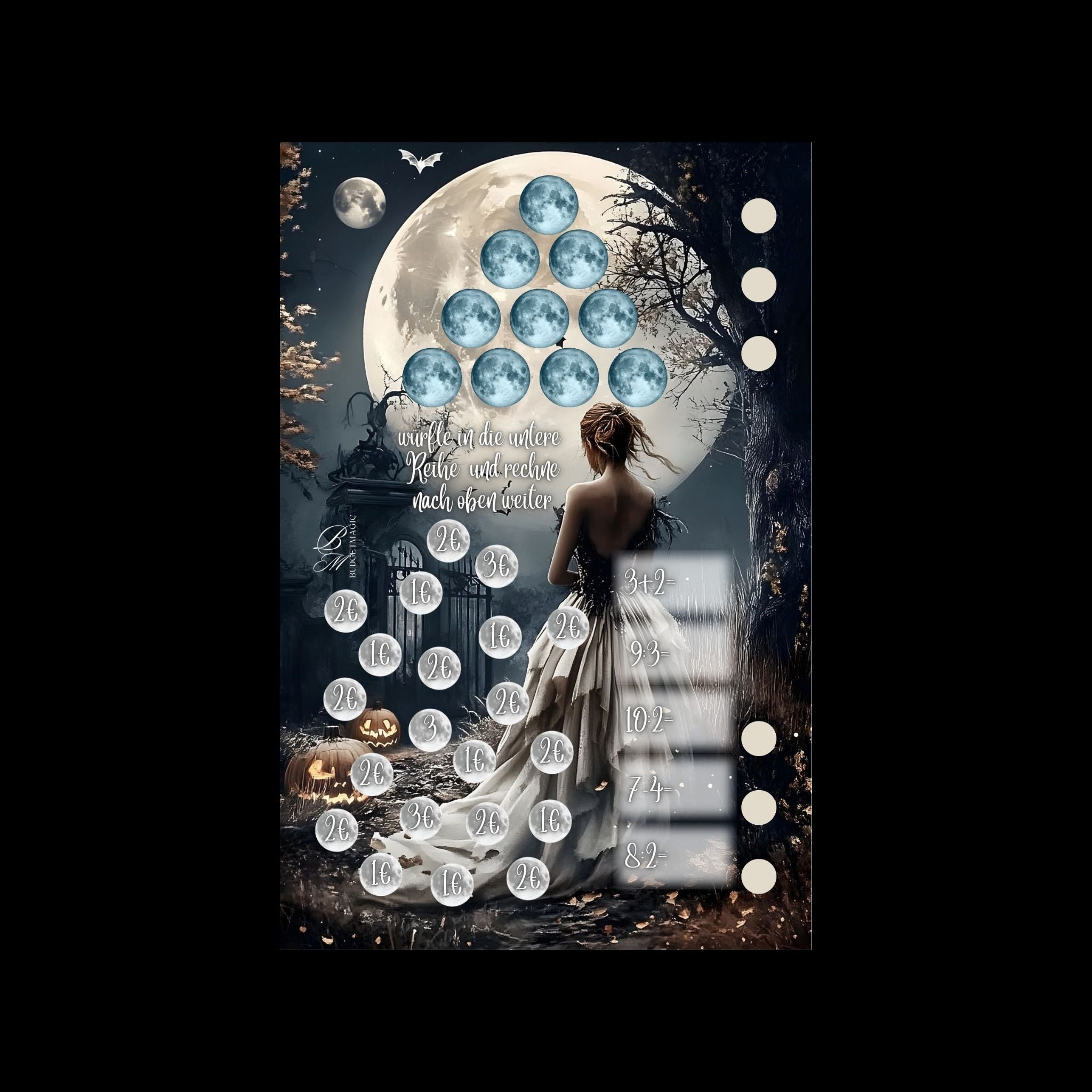 Vollmond folierte Sparchallenge