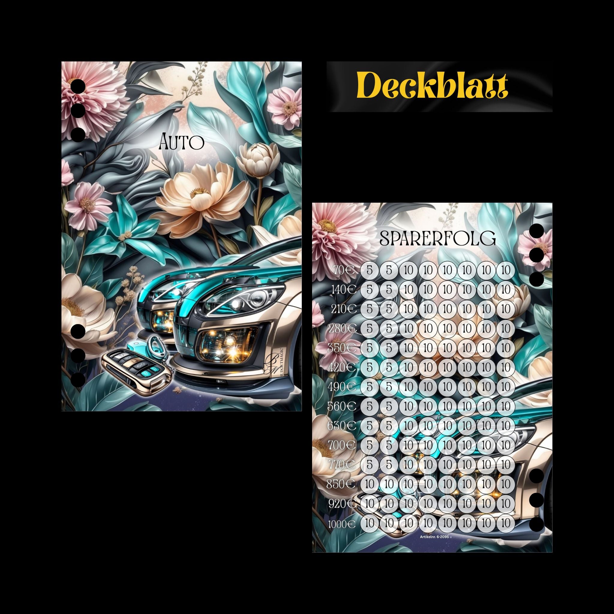 A6 Register Sparziel Auto (4er- Register)