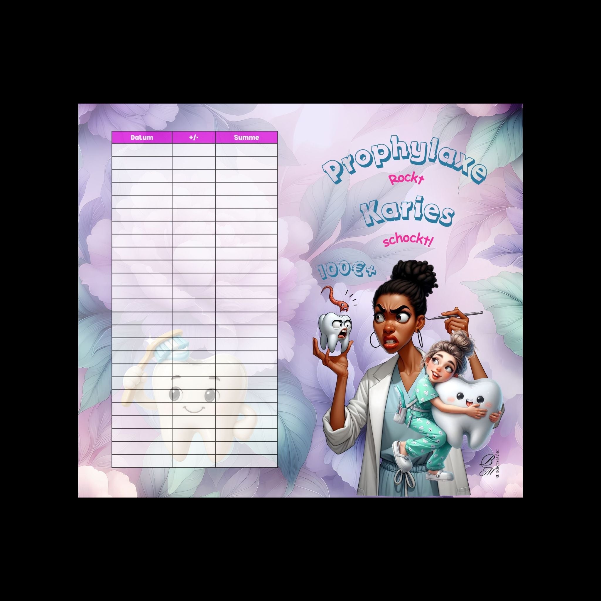 Klappkarte Prophylaxe