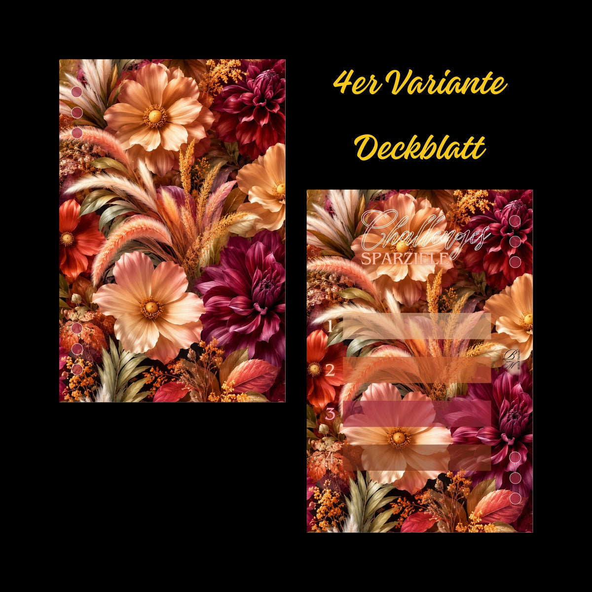 Trennblatt Set Herbst (4er oder 6er Set)