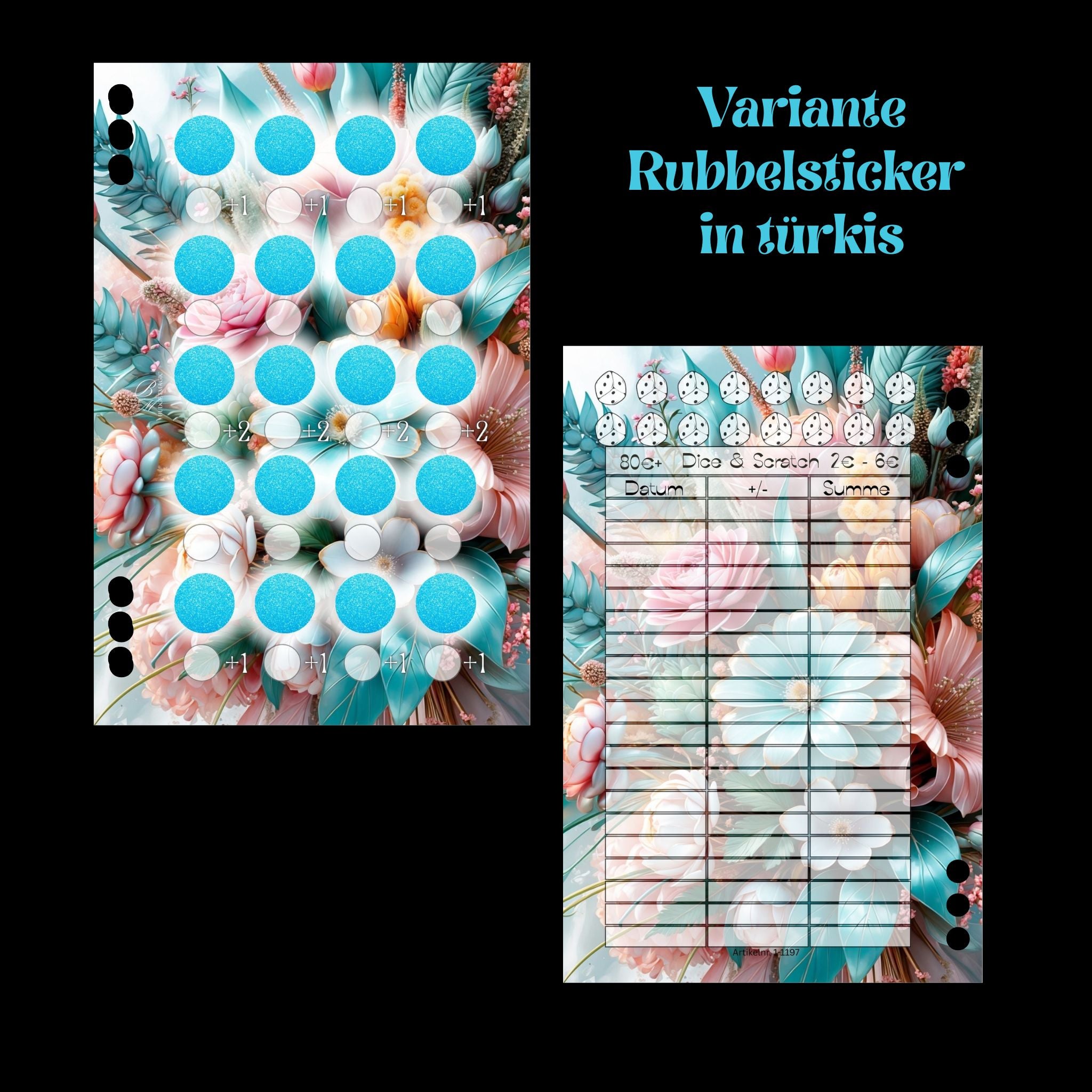 Dice and Scratch A6 folierte Challenge