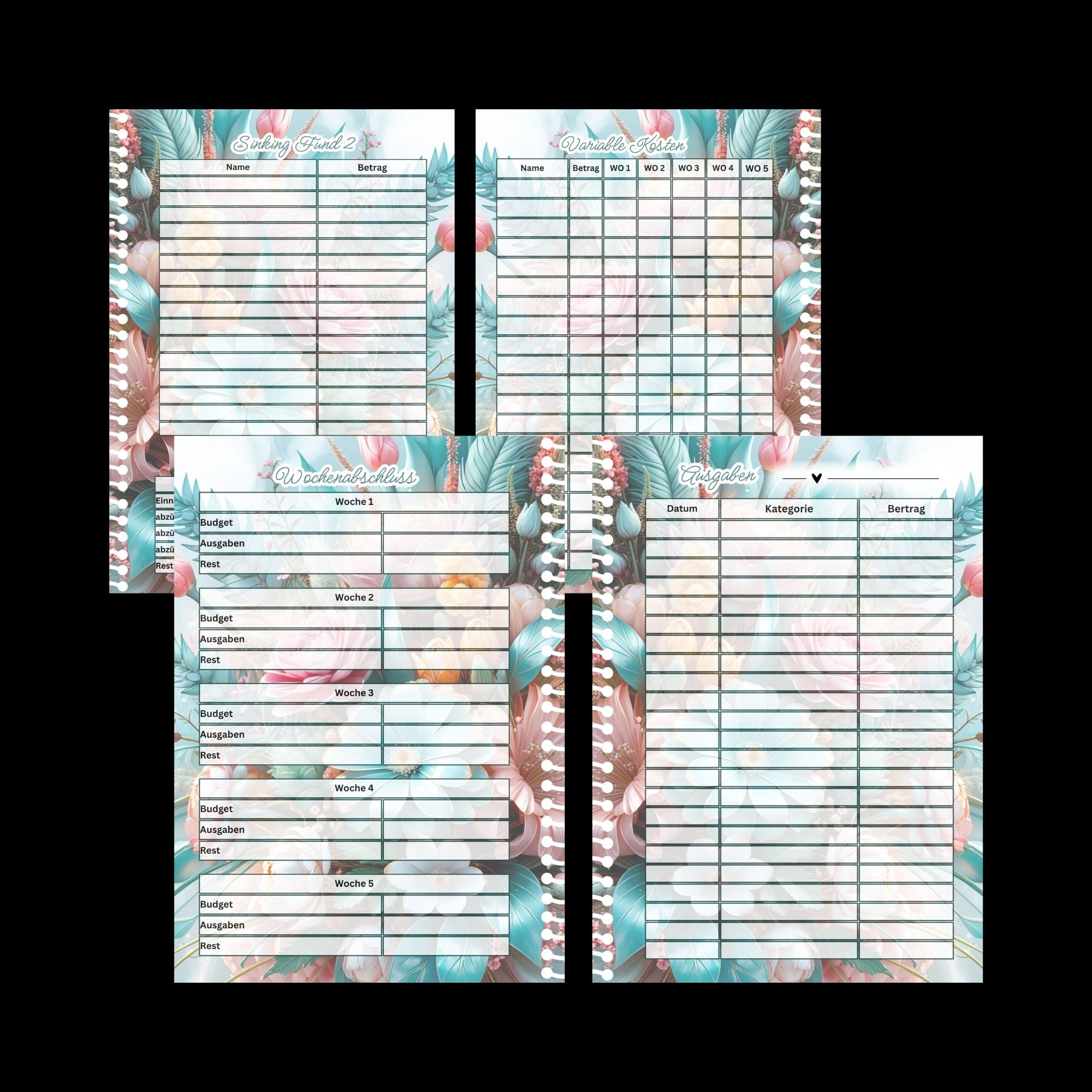 Budgetplaner A5 (Ringbuch)