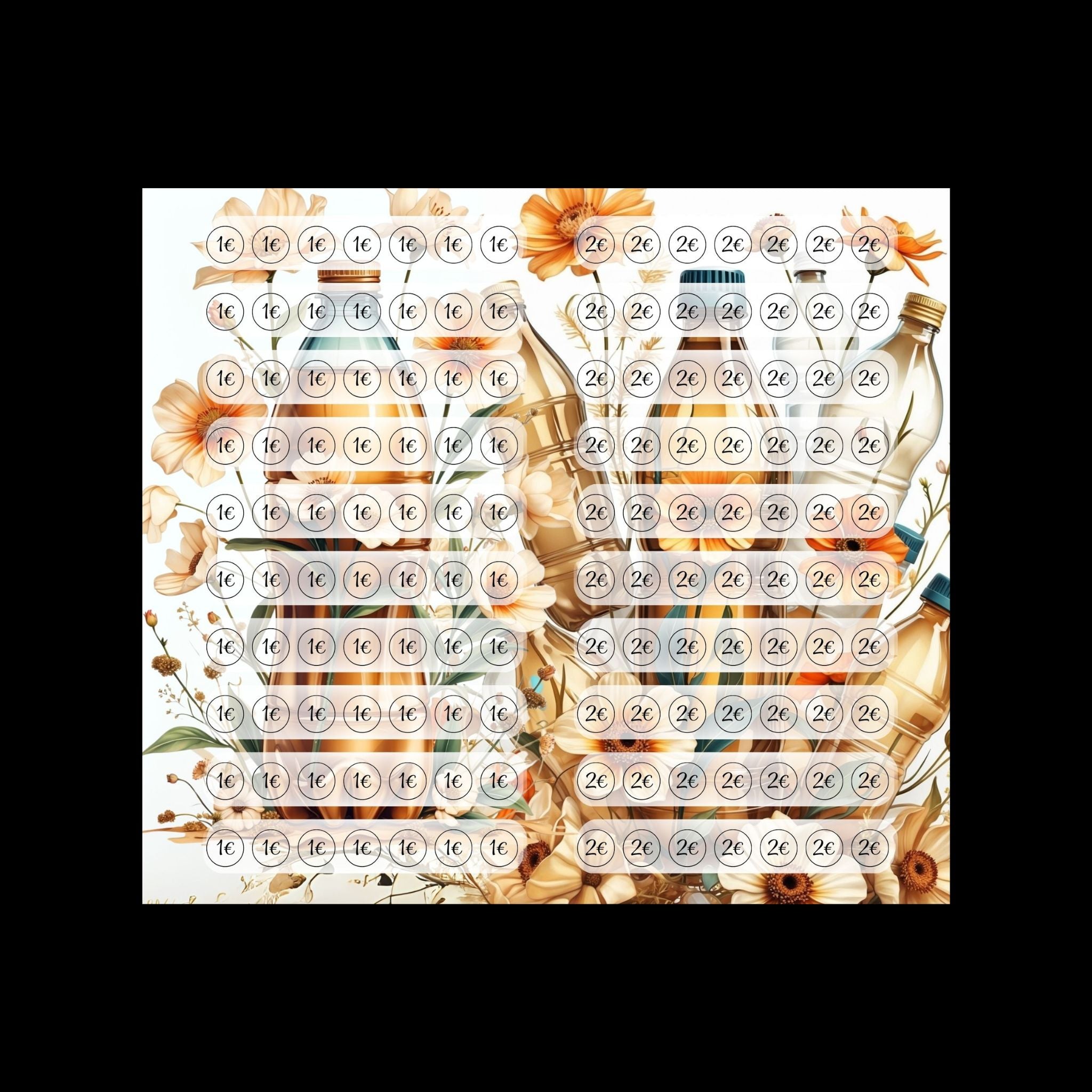 Folierte Klappkarte Pfandchallenge