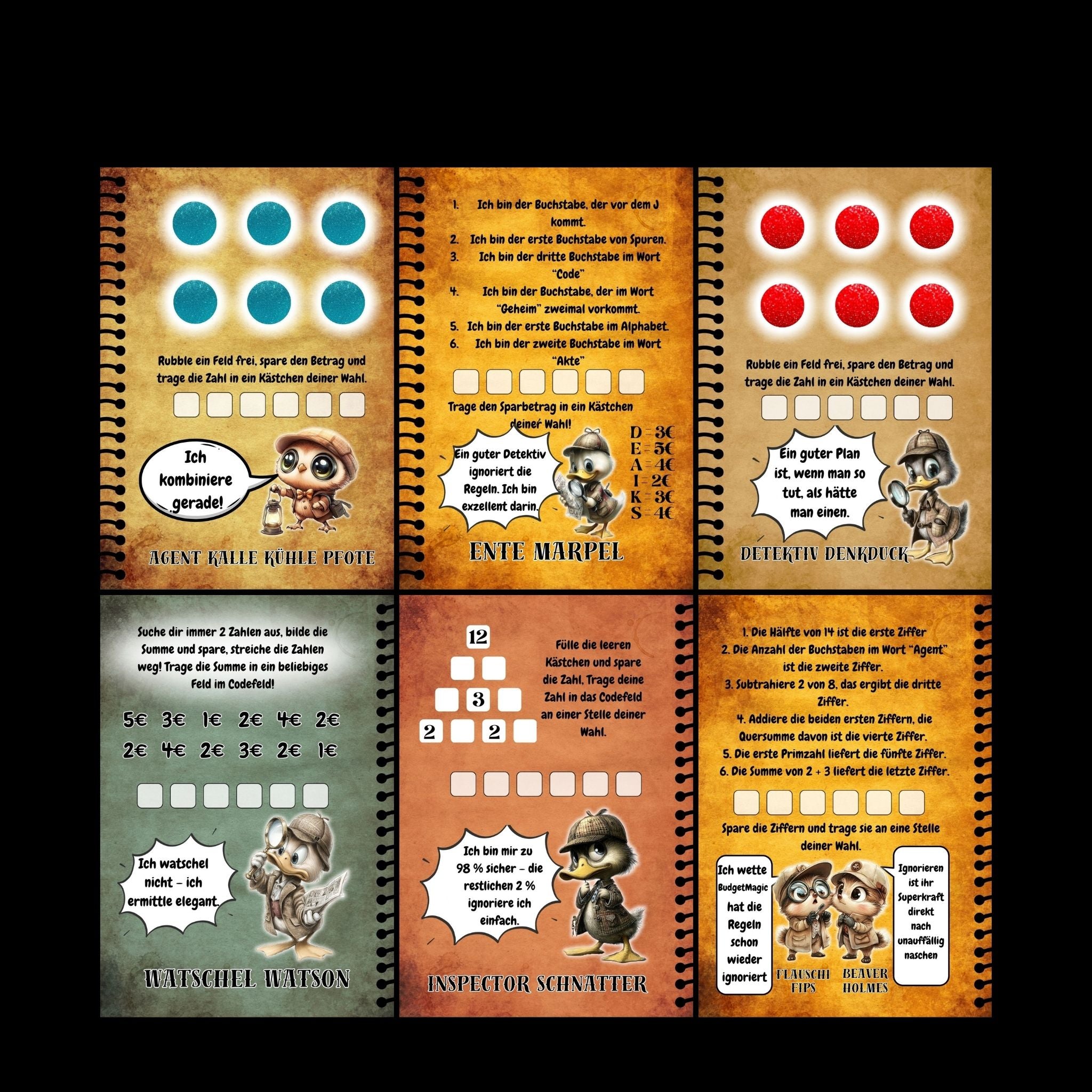 Sparbuch Detekei Horch & Guck A6