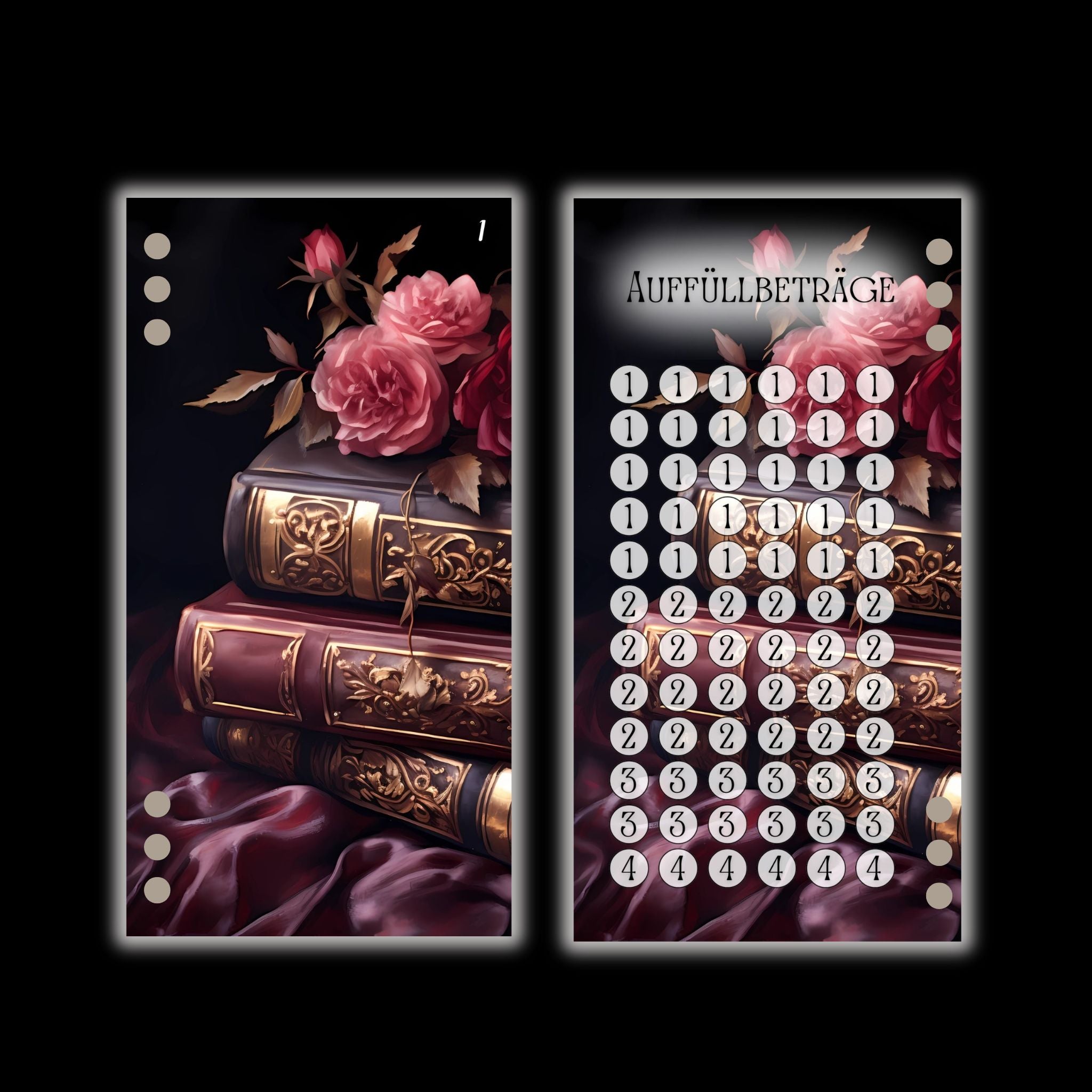 A6 Register Sparziel Bücher (4er- Register)