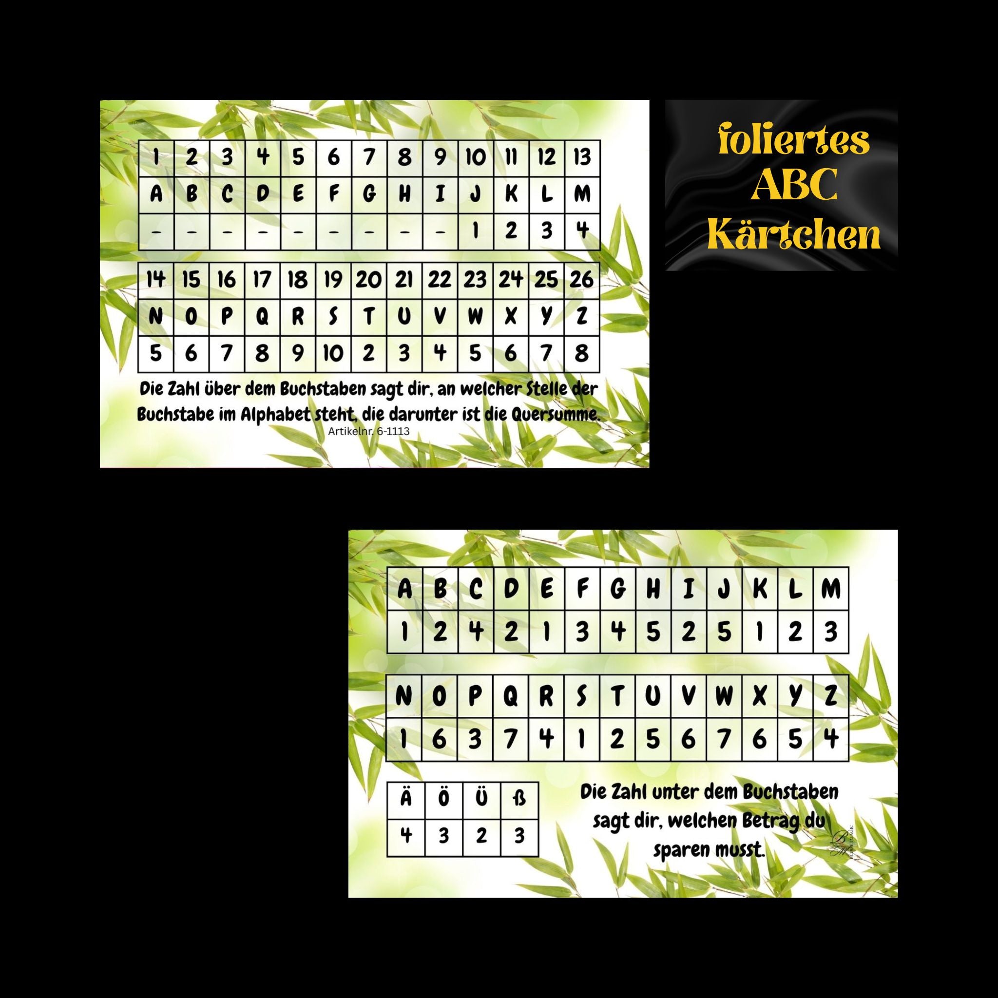 500 Euro Sparplan - Klappkarte