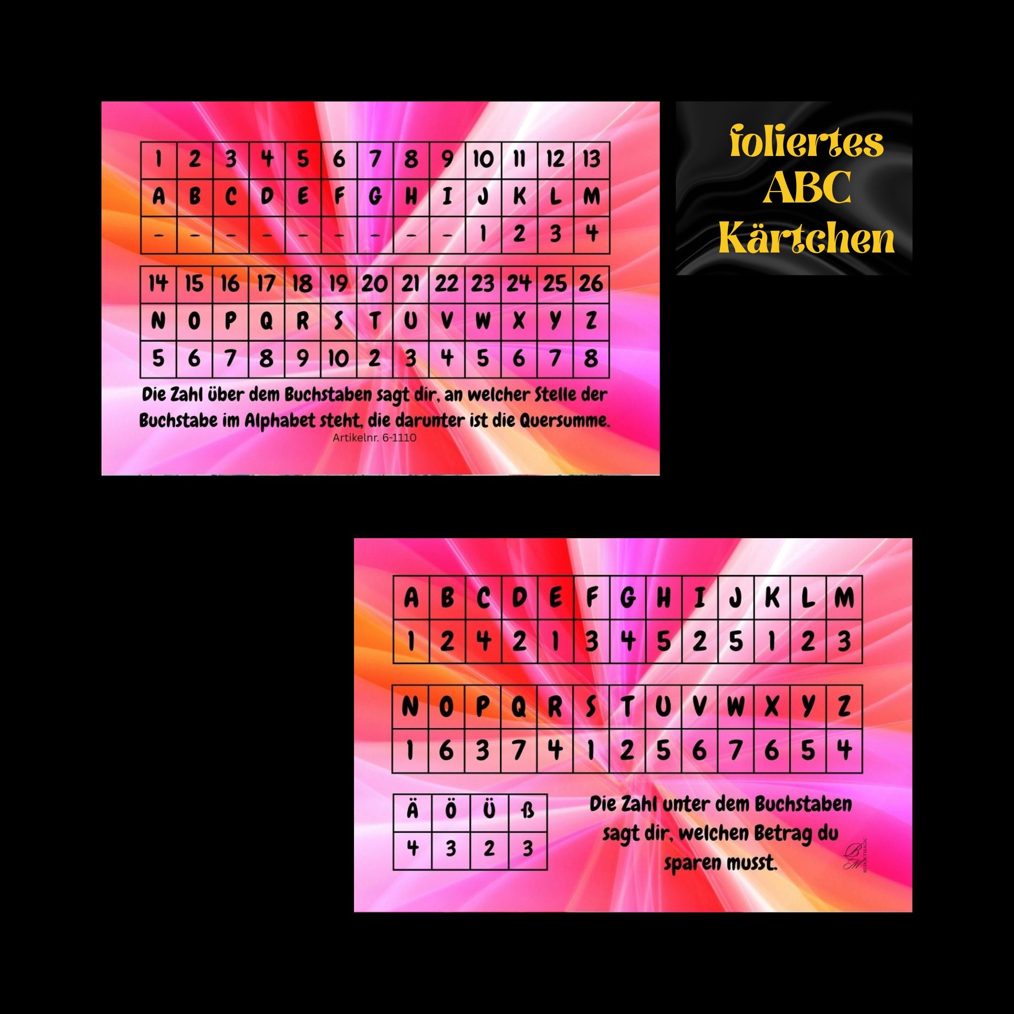 Klappkarte - Für Hände, die mich gehalten haben