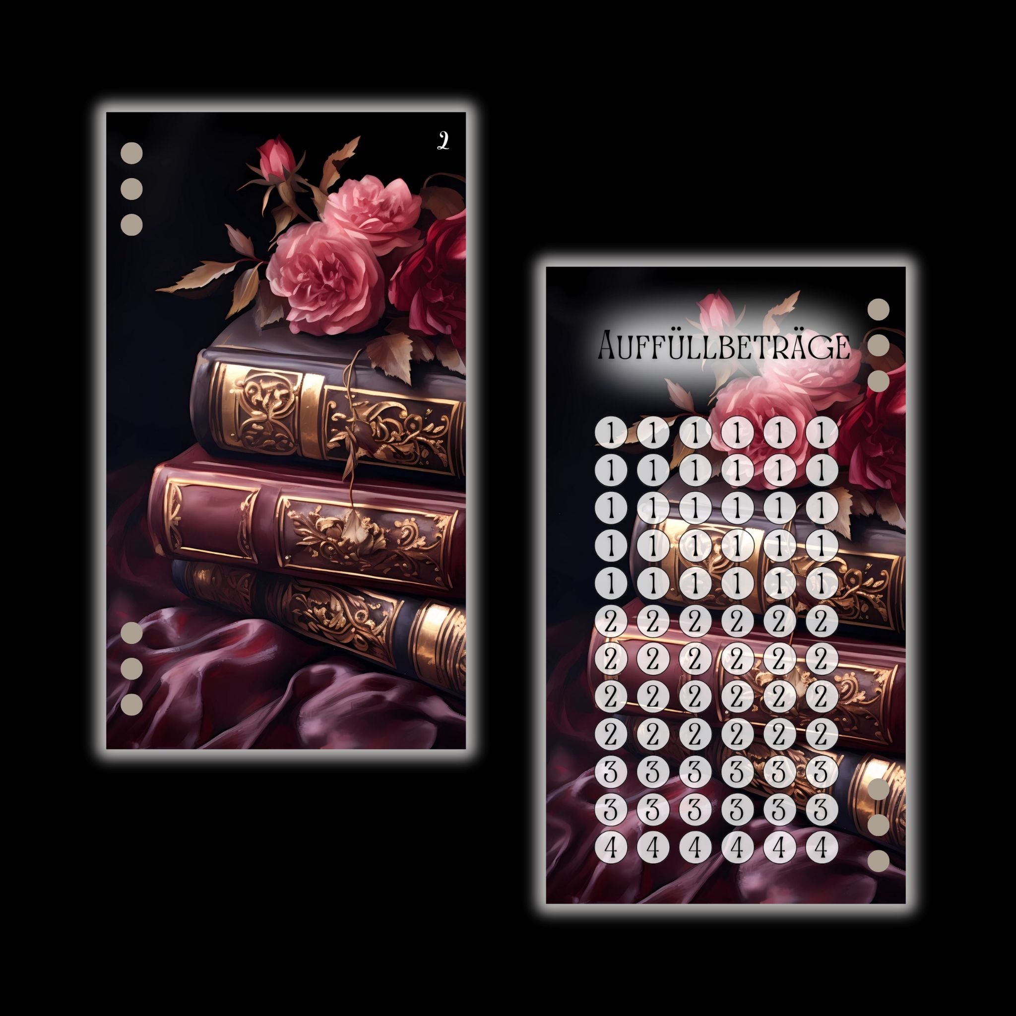 A6 Register Sparziel Bücher (4er- Register)