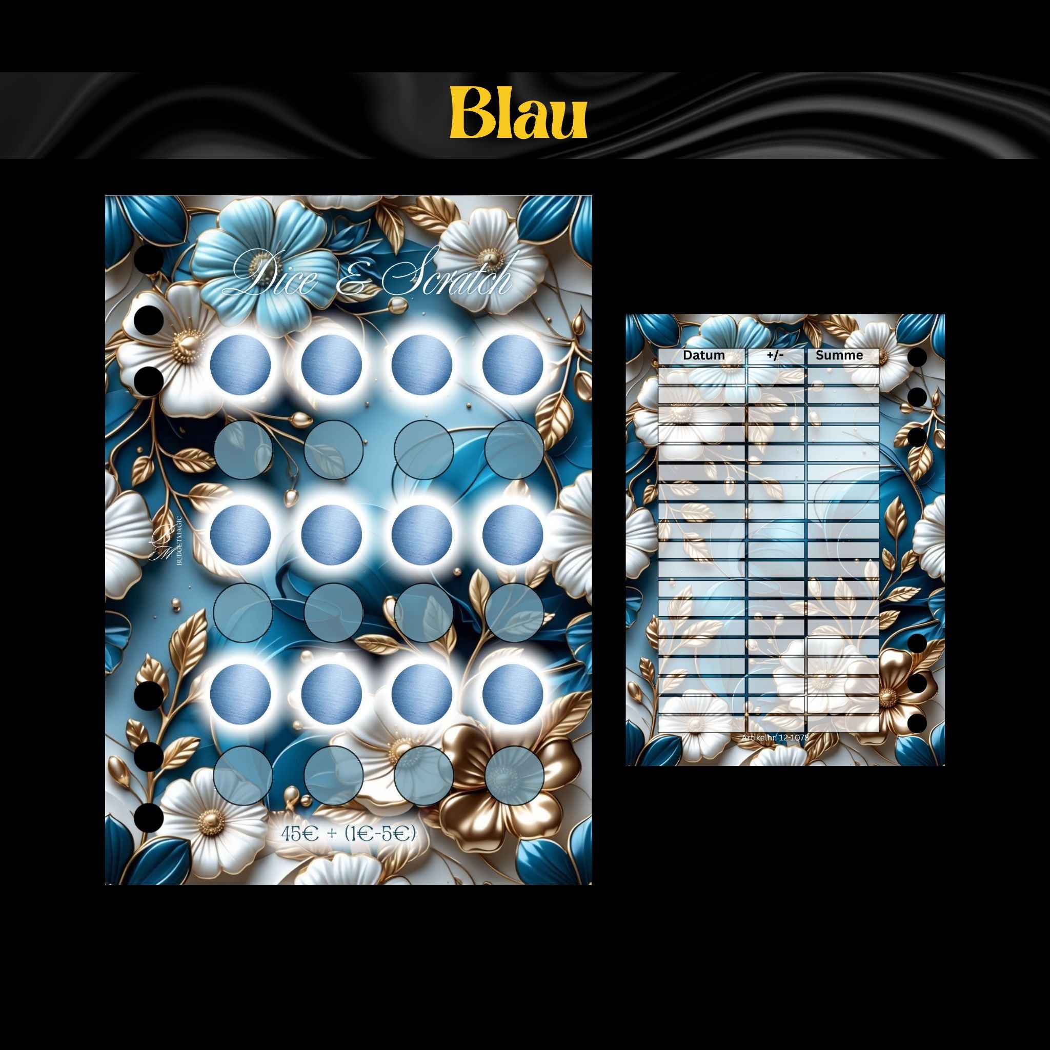 A7 Dice and Scratch foliert