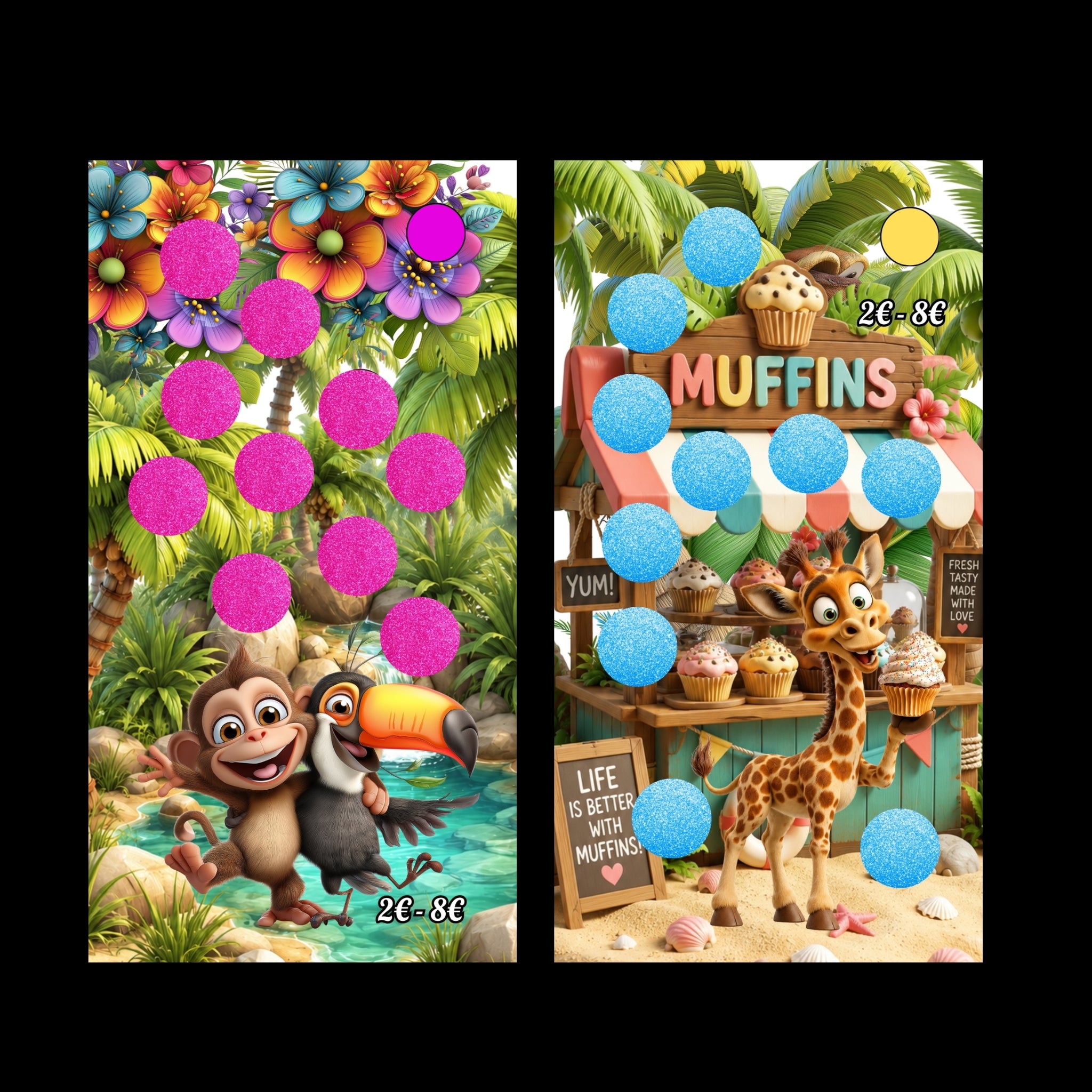 A6 Sparbuch Jungle Party