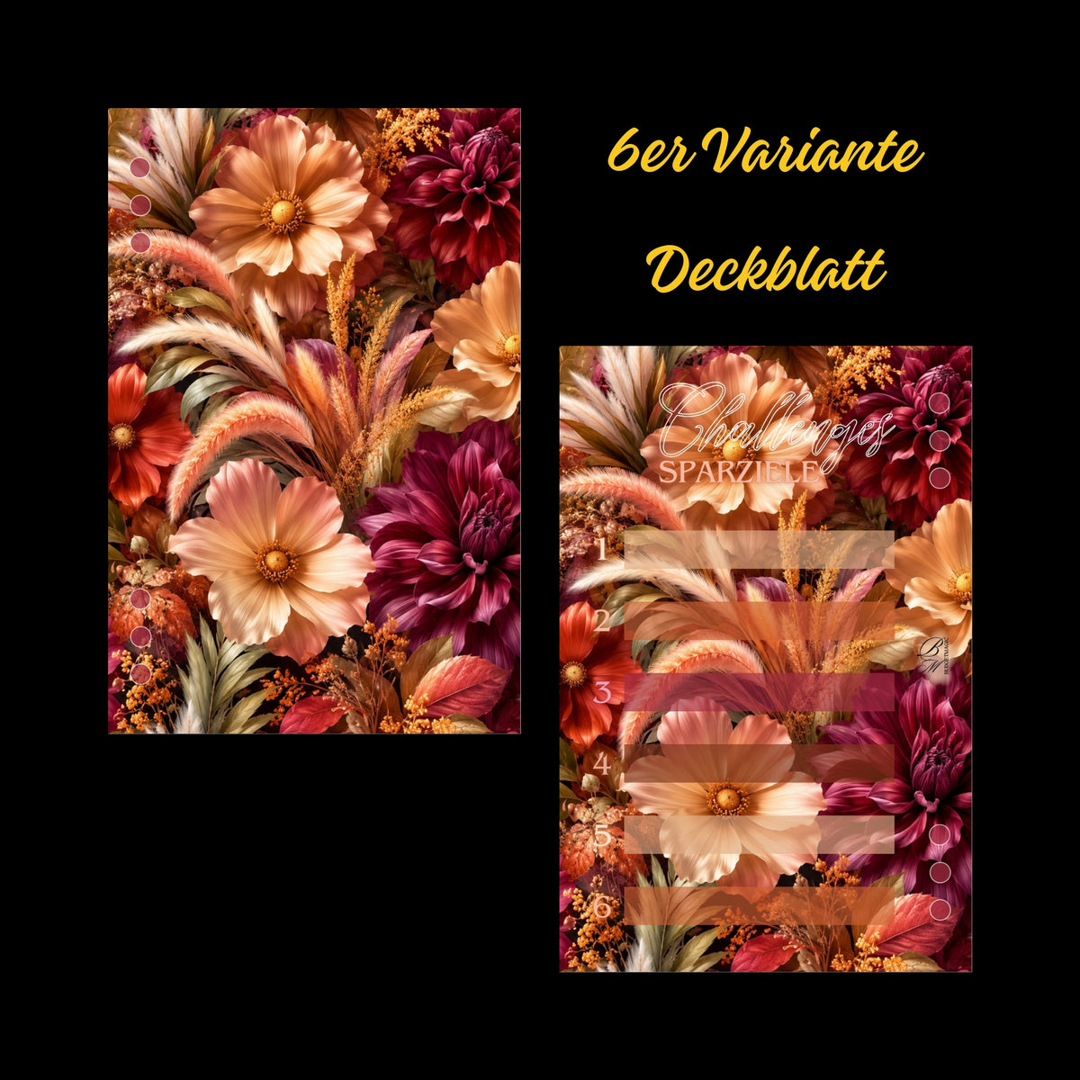 Trennblatt Set Herbst (4er oder 6er Set)