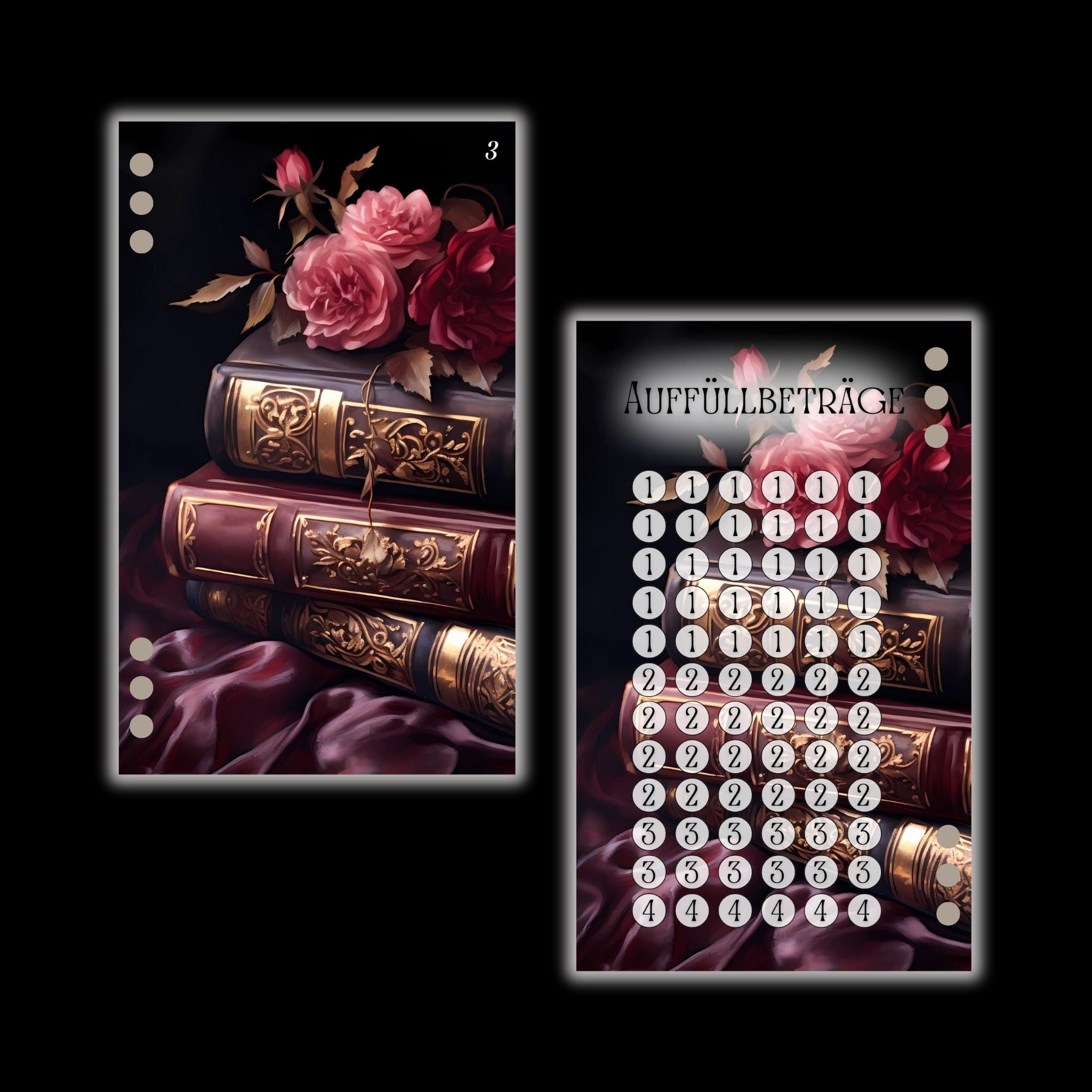 A6 Register Sparziel Bücher (4er- Register)