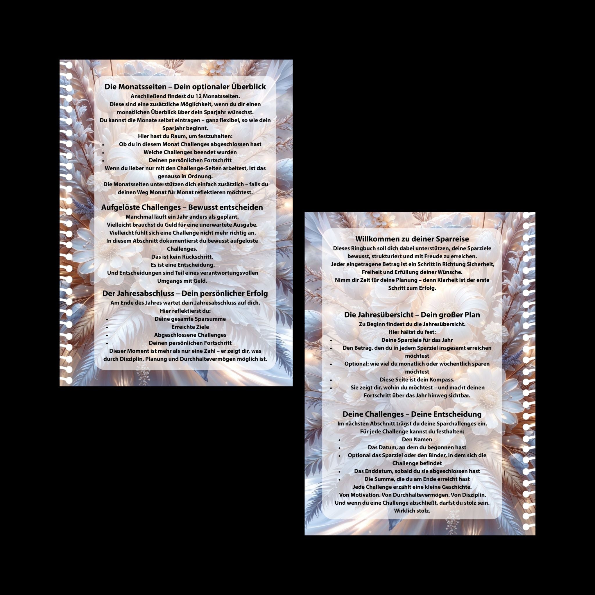 Challenplaner A5 Design Beige
