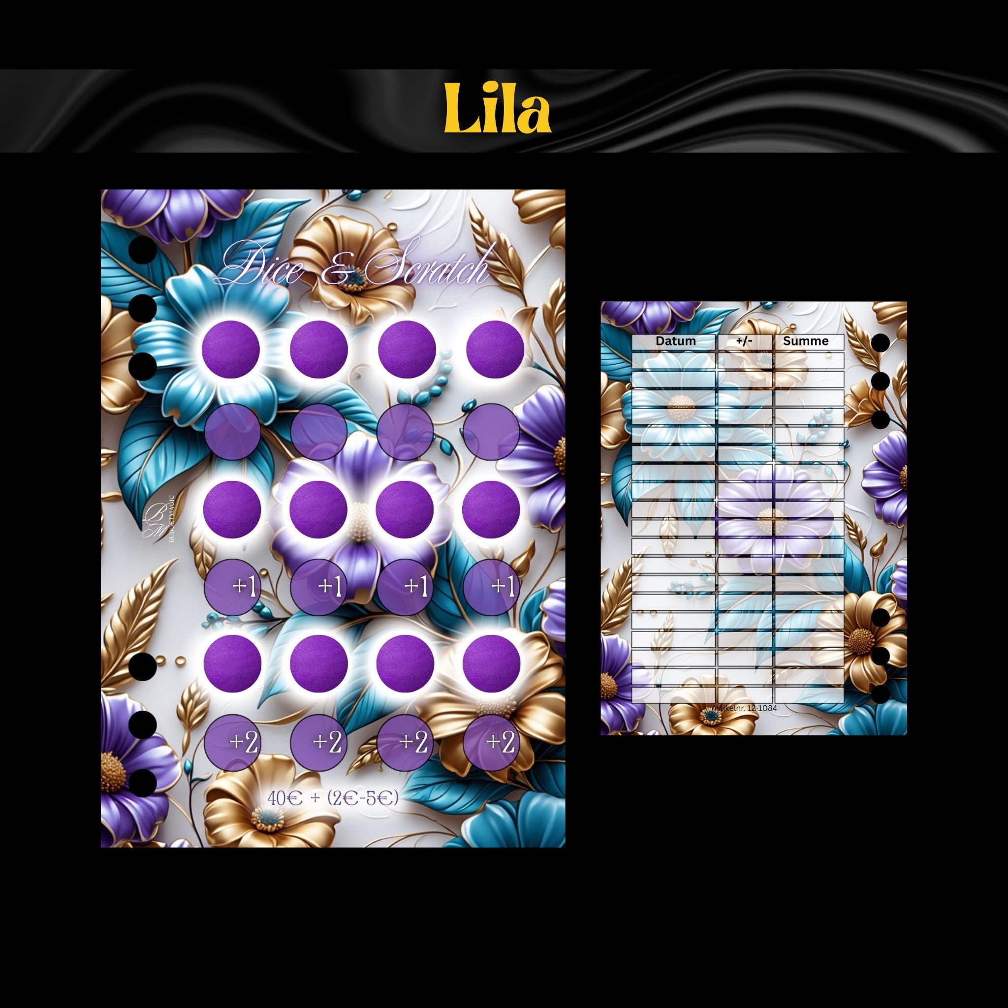 A7 Dice and Scratch foliert