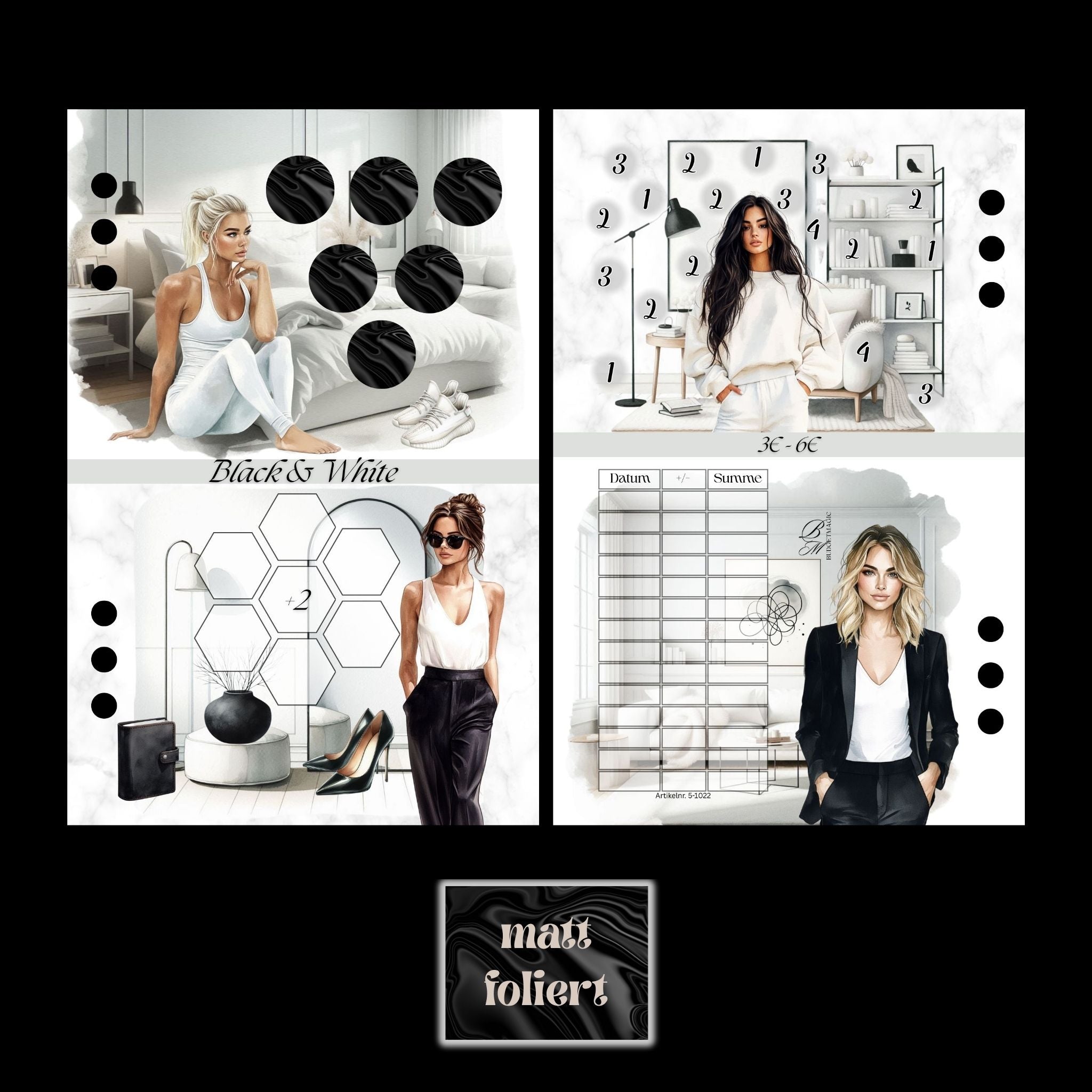 Black and White folierte Challenge