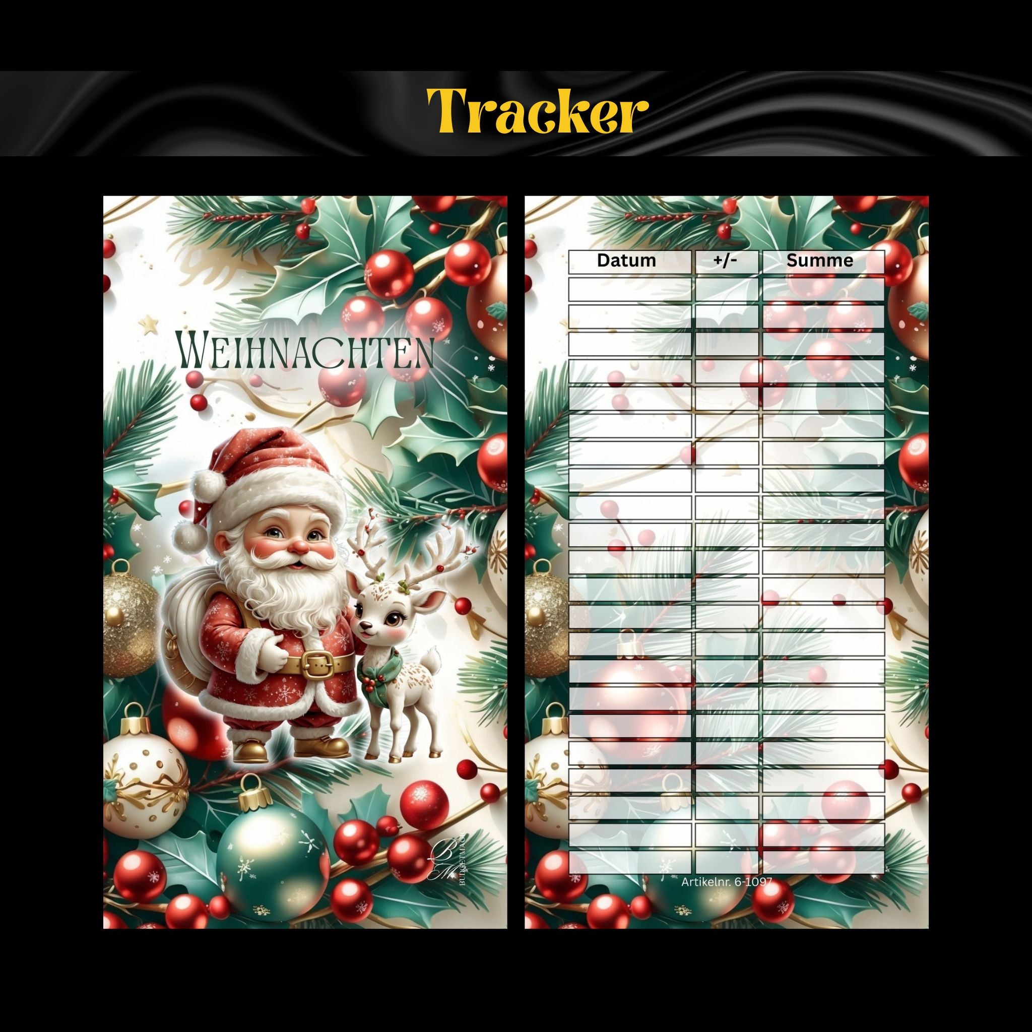 A6 Register Sparziel Weihnachten (4er- Register)