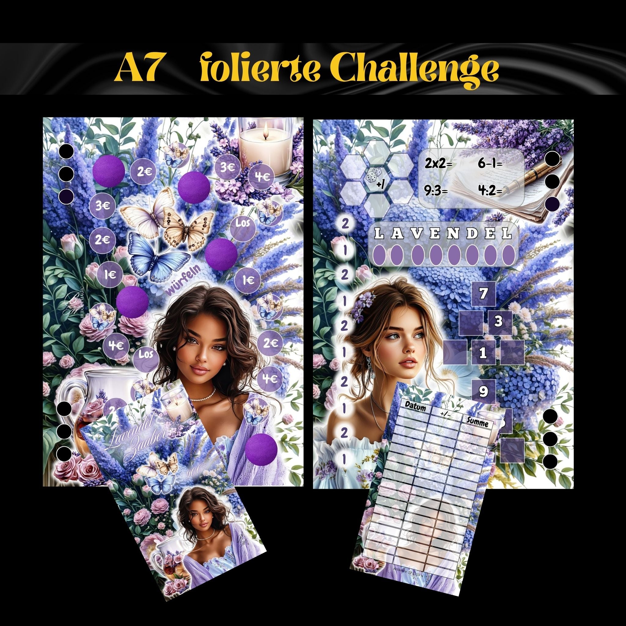 A7 Lavendelzauber folierte Challenge