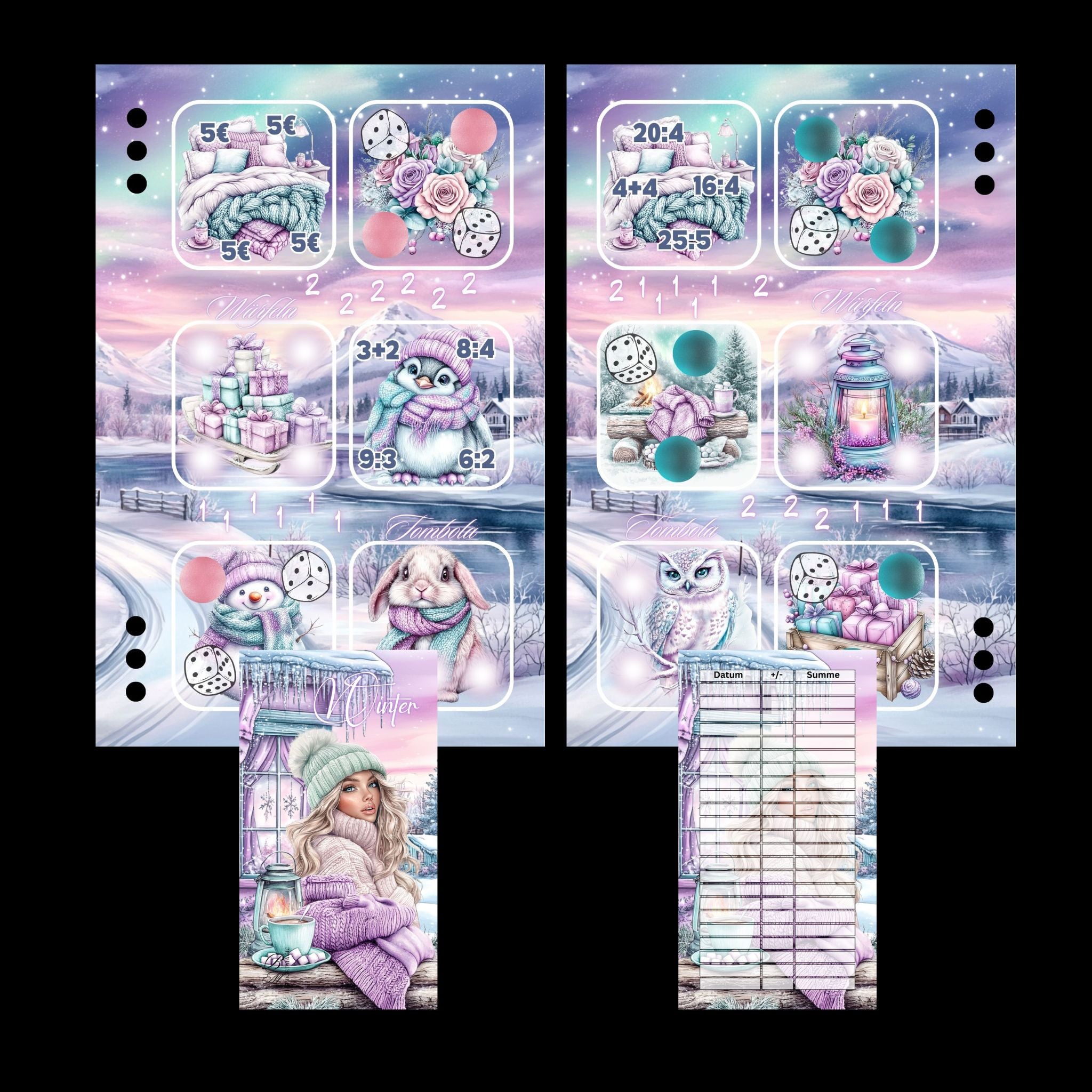 Minijahreschallenge Winter folierte Challenge