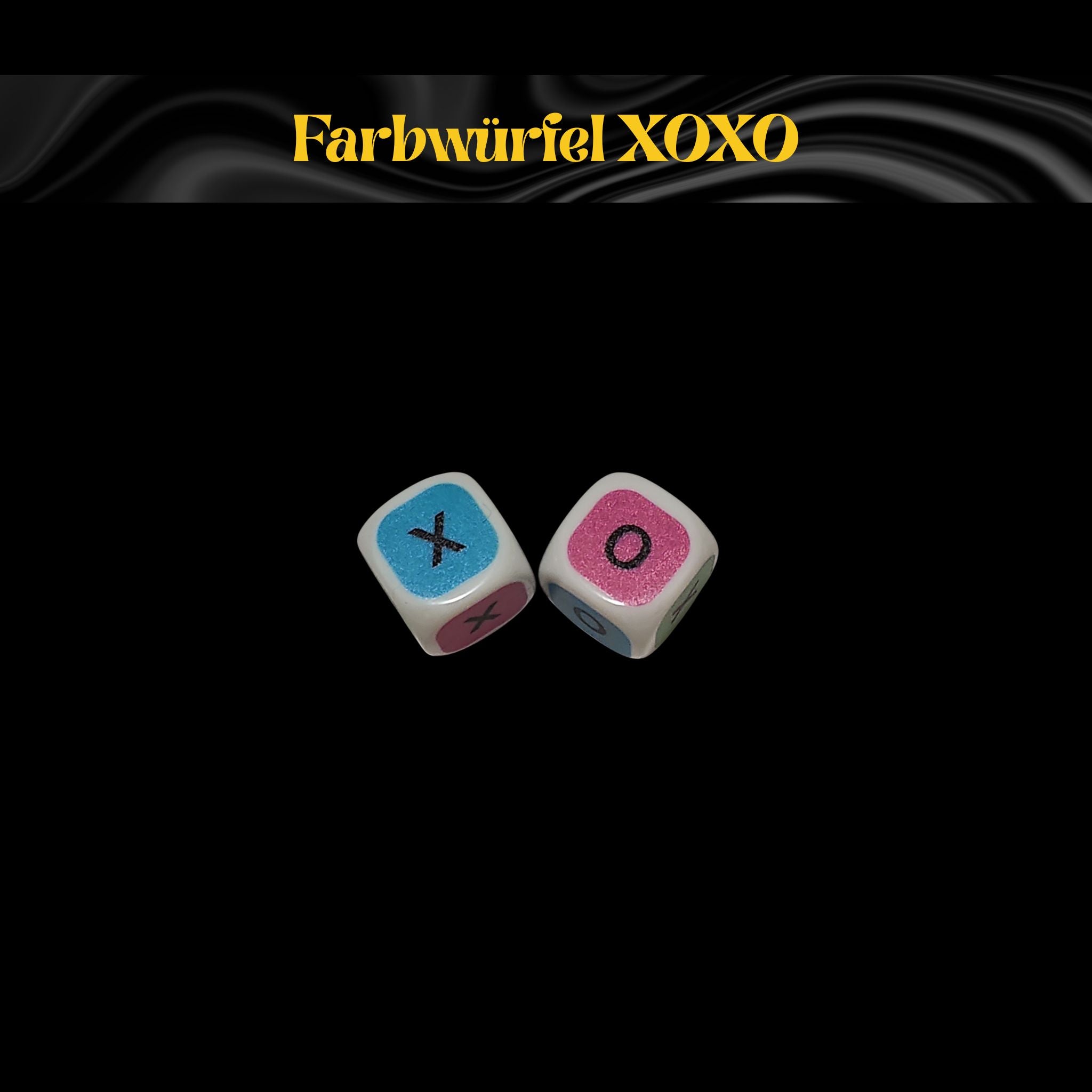 Farbwürfel XOXO