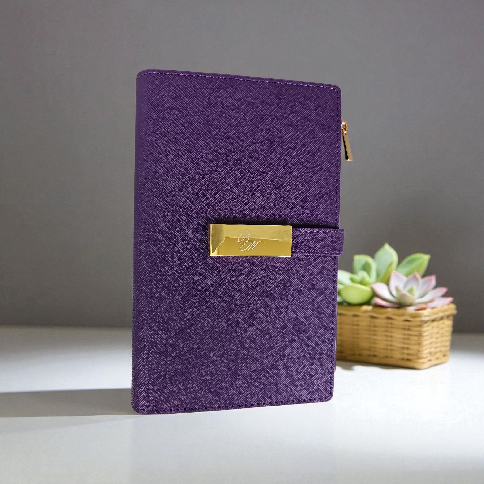 A6 Binder schmal A6 (2cm Ringe) grober Struktur