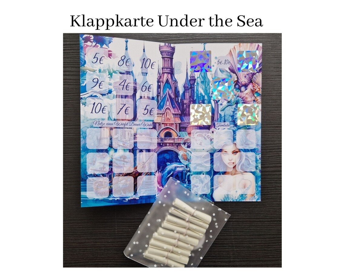 Klappkarte Under the Sea